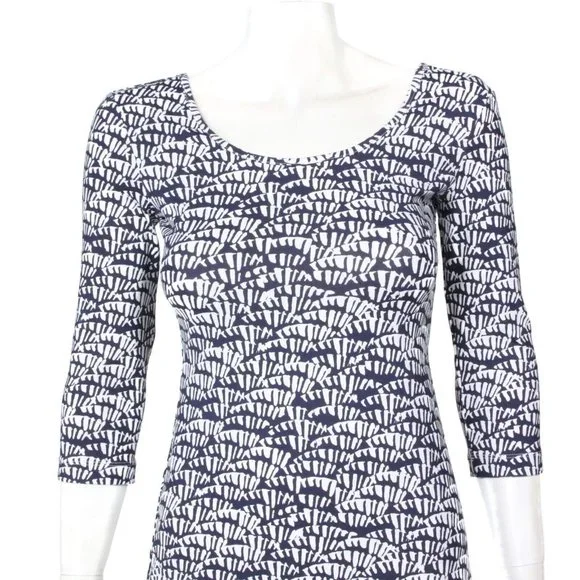 Persifor Dress White Blue Tropical Coral Reef XS - 432 - Picture 2 of 6